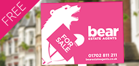 Picture of ‘For Sale’ Board with Bear the Leigh-on-Sea Estate Agency