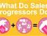 What do sales progressors do infographic